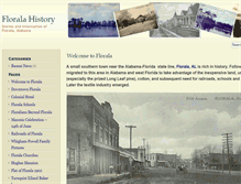 Tablet Screenshot of floralahistory.com